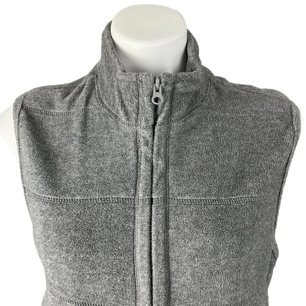 IZOD Club International Tour grey fleece vest size Medium